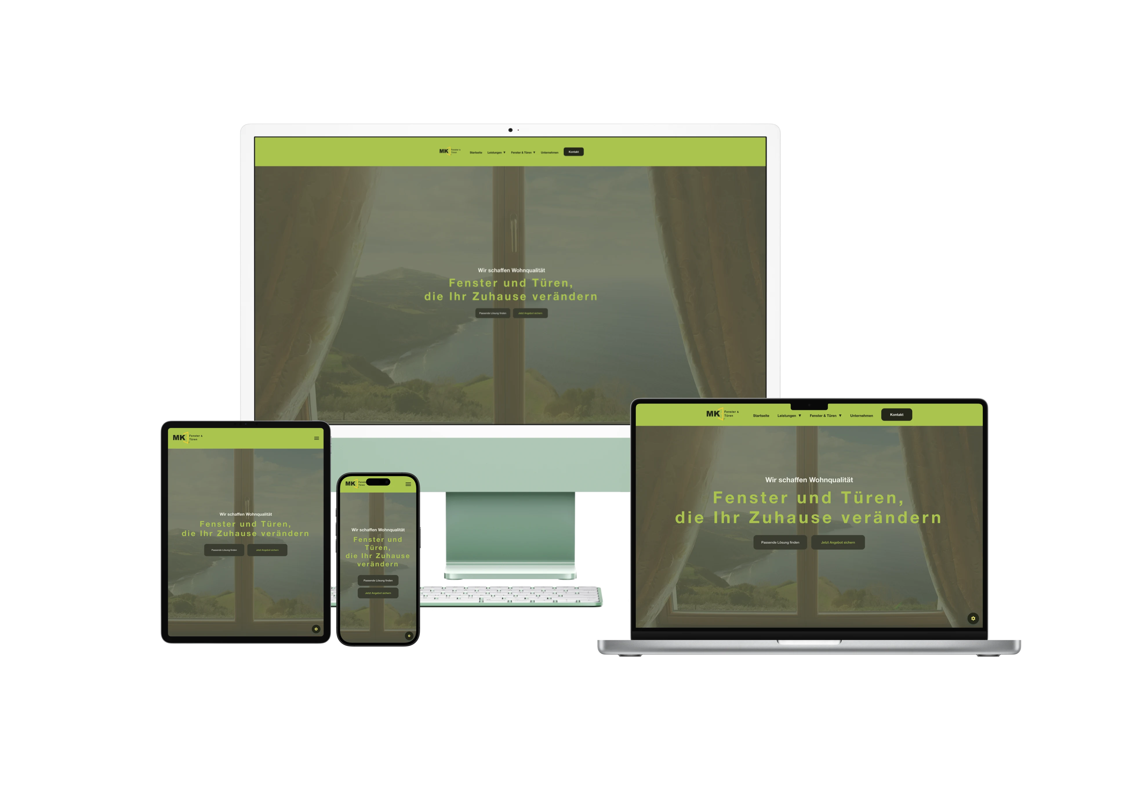 MK Fenster & Türen Webseite